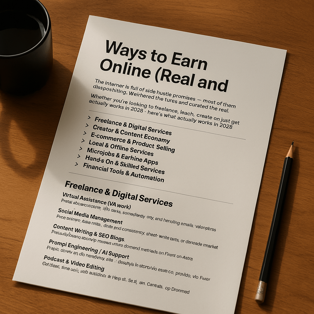 Read more about the article 25+ Real & Tested Ways to Make Money Online in 2025