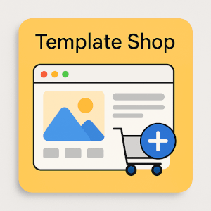 start a digital template shop